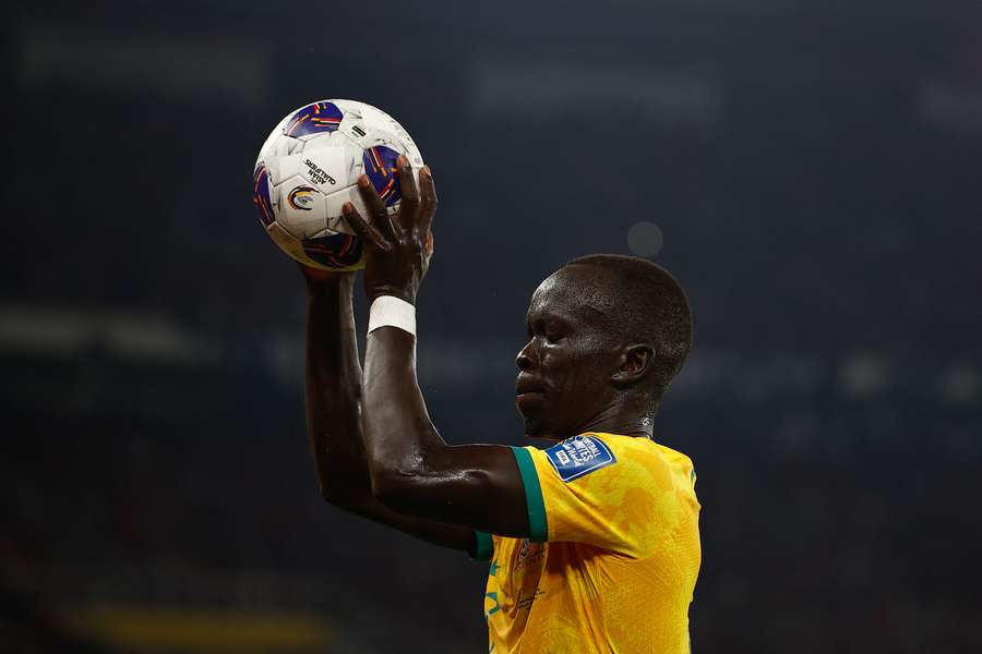 Awer Mabil in action for Australia during a World Cup qualifier against Indonesia.