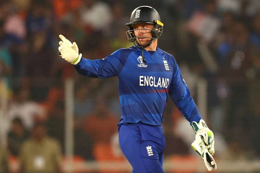 Buttler in action with England