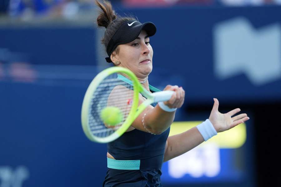 Andreescu in Toronto action