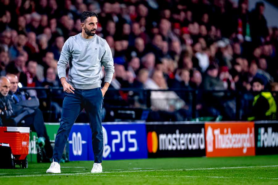 Amorim on the touchline for former club Sporting CP 