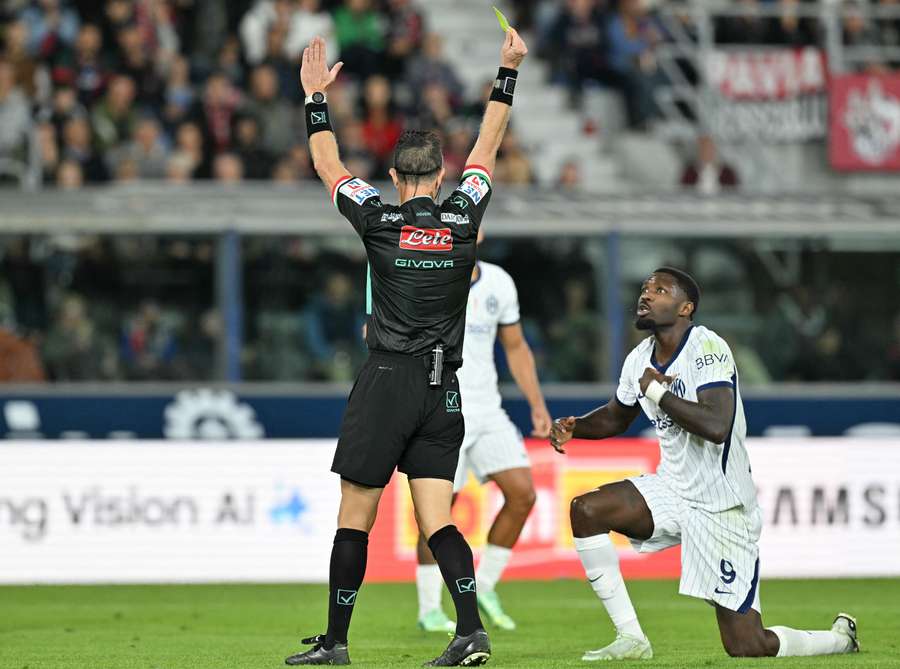 L'ammonizione di Marcus Thuram L'ammonizione di Marcus Thuram
