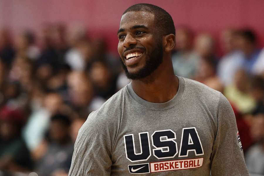 Chris Paul im Trikot vom Team USA im Jahr 2015