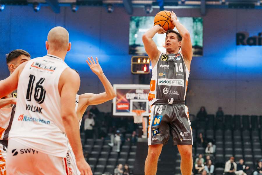 Valentin Bauer im Spiel gegen die Flyers Wels