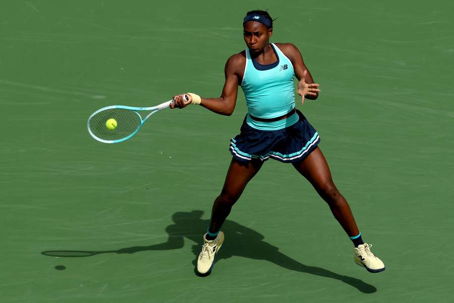 Coco Gauff en démonstration.