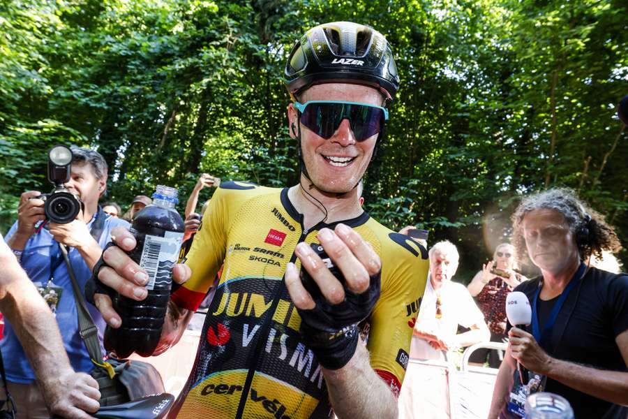 Dylan van Baarle gaat in de Tour het de rood-wit-blauwe trui van start