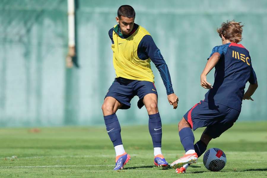 Gabriel Brás ao serviço dos sub-21 de Portugal