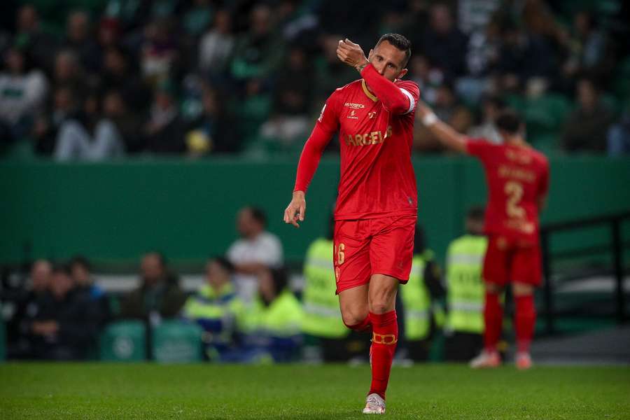 Rúben Fernandes festejou o golo do Gil Vicente em Alvalade