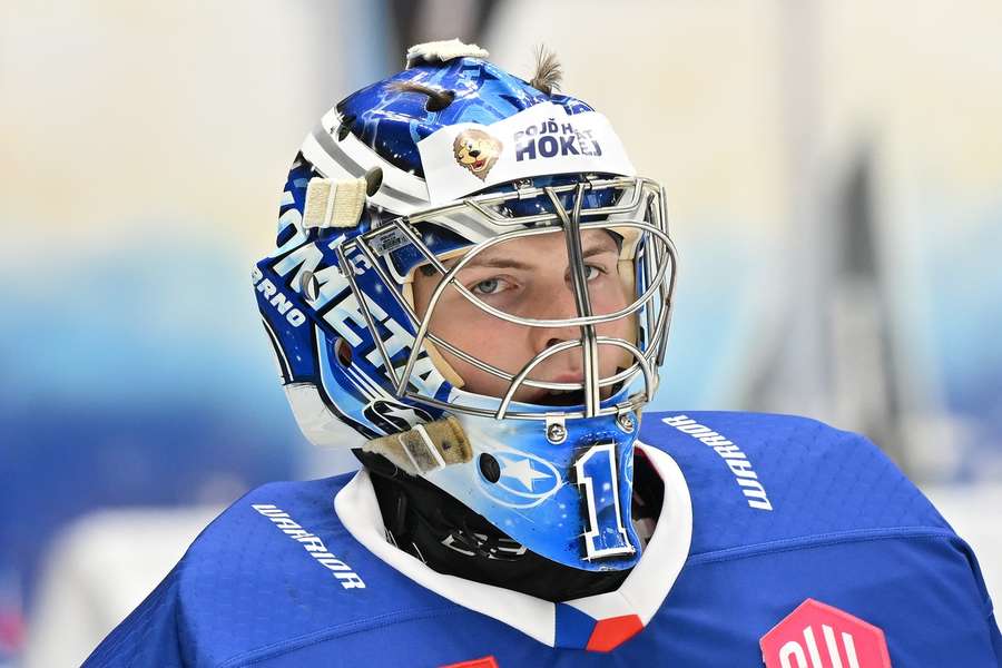 Do branky Komety se postavil 20letý Jan Kavan.