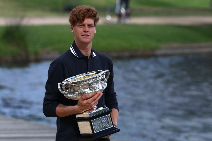 Sinner won the Australian Open at the start of the year