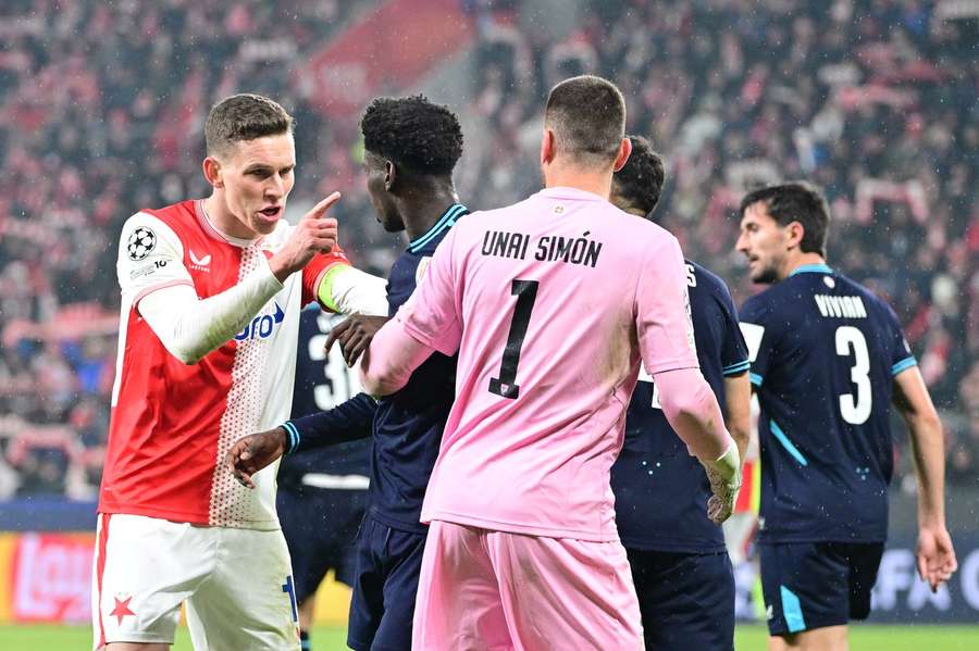 Slávista Lukáš Provod přiznal, že zápas Ligy mistrů s Bilbaem byl hodně vyhecovaný.