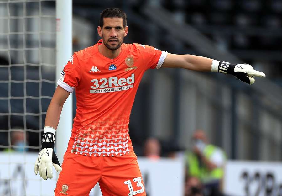 Kiko Casilla, con el Leeds United Kiko Casilla, con el Leeds United