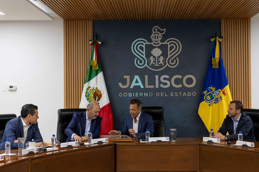 Louzán, con el gobernador de Jalisco Louzán, con el gobernador de Jalisco