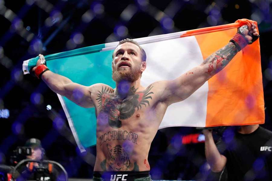 The Irish firebrand returns to the cage. The Irish firebrand returns to the cage.