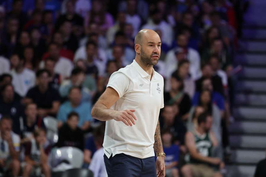 Vassilis Spanoulis lors des JO 2024.