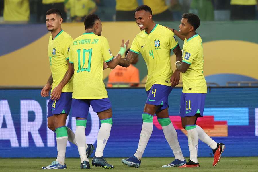 Gabriel Magalhães fez seu primeiro gol com a camisa da Seleção Brasileira