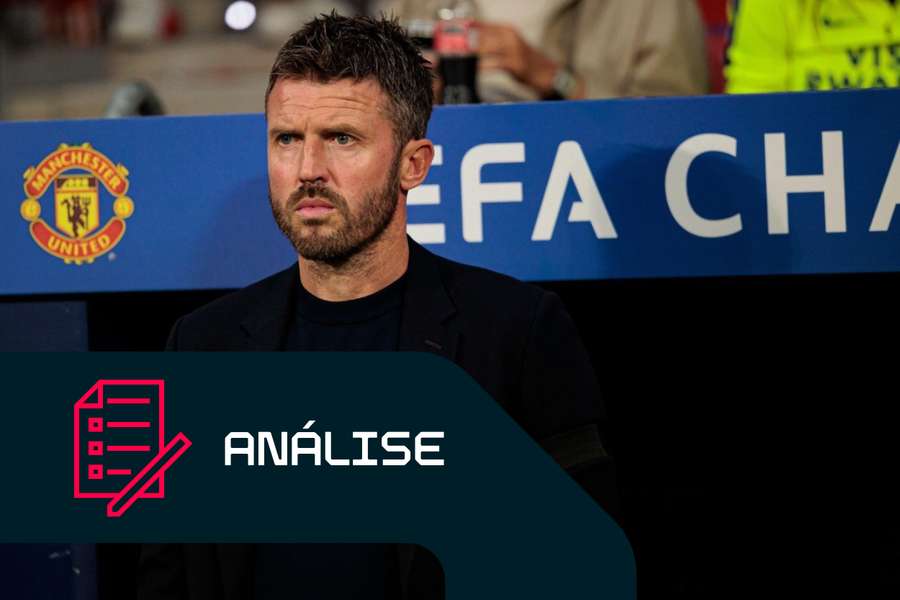 Michael Carrick, do Man Utd, durante o jogo da Liga dos Campeões frente ao Atlético de Madrid Michael Carrick, do Man Utd, durante o jogo da Liga dos Campeões frente ao Atlético de Madrid
