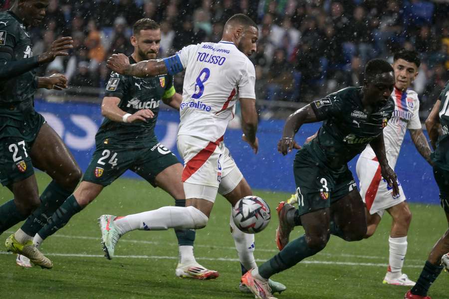 Corentin Tolisso contre Lens dimanche dernier.