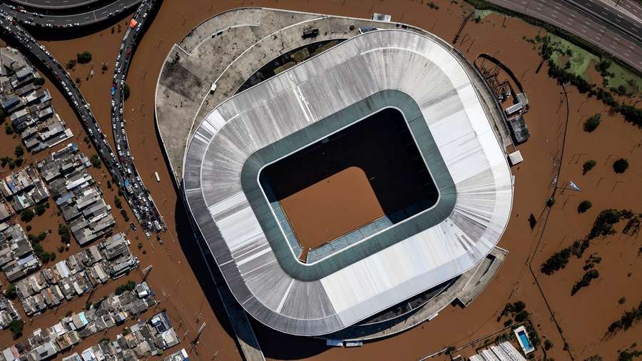 O estádio do Grémio O estádio do Grémio