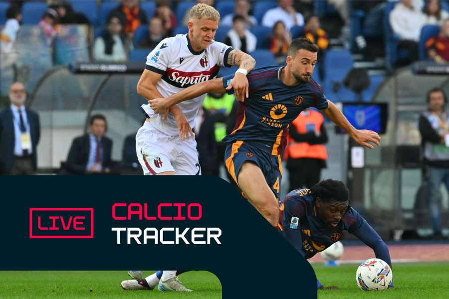 Calcio Live News in campo Roma Bologna 1 2 e Fiorentina Verona 2 1 Diretta