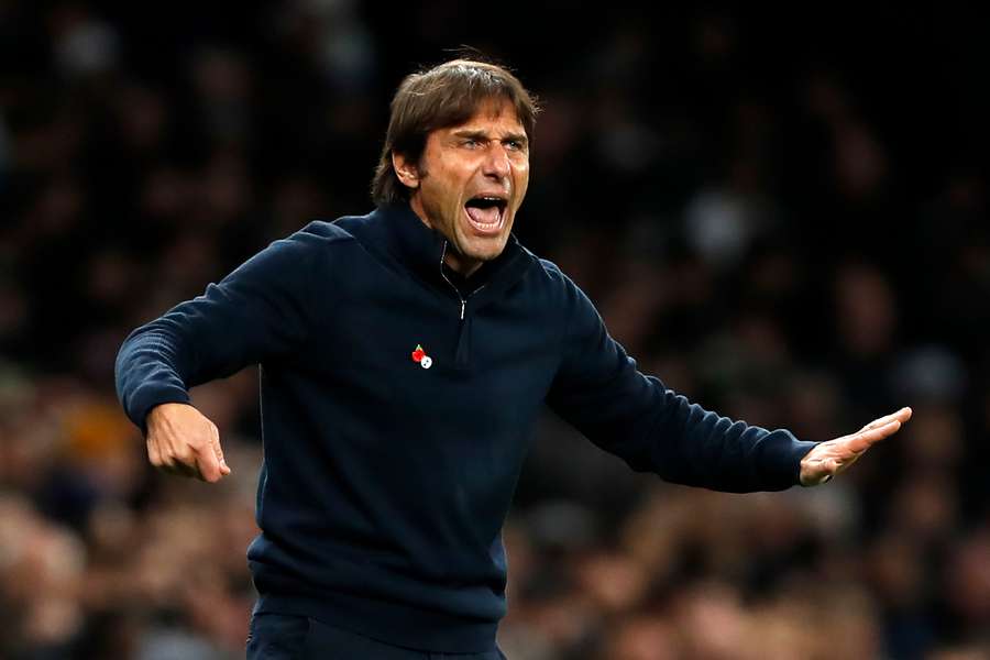 Antonio Conte was disappointed with Tottenham's fans after the defeat to Liverpool