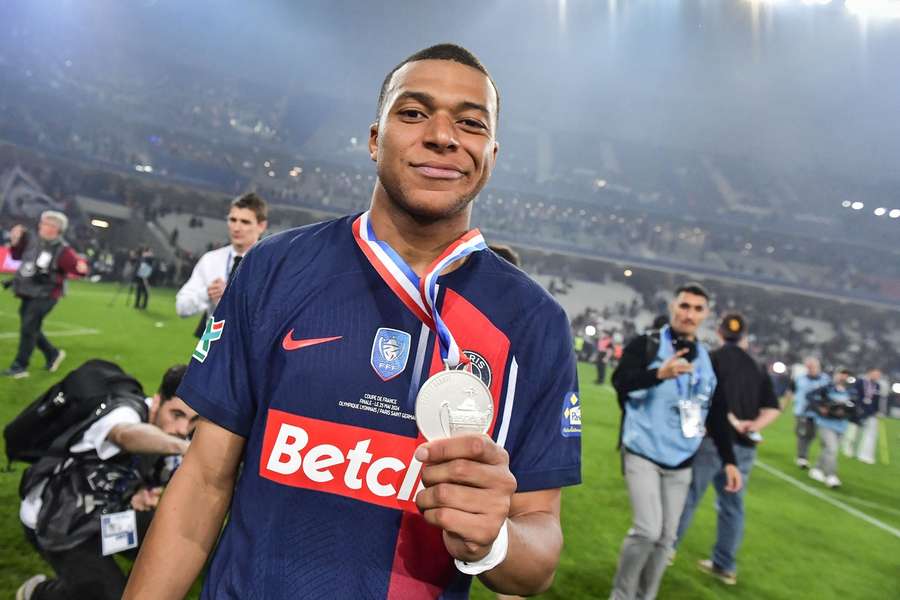 Mbappe werd vorig seizoen kampioen met PSG