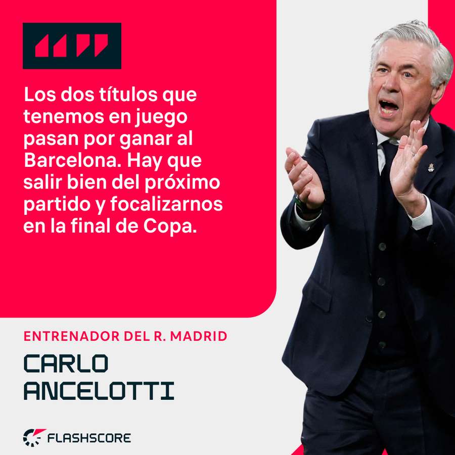 Las palabras de Carlo Ancelotti.