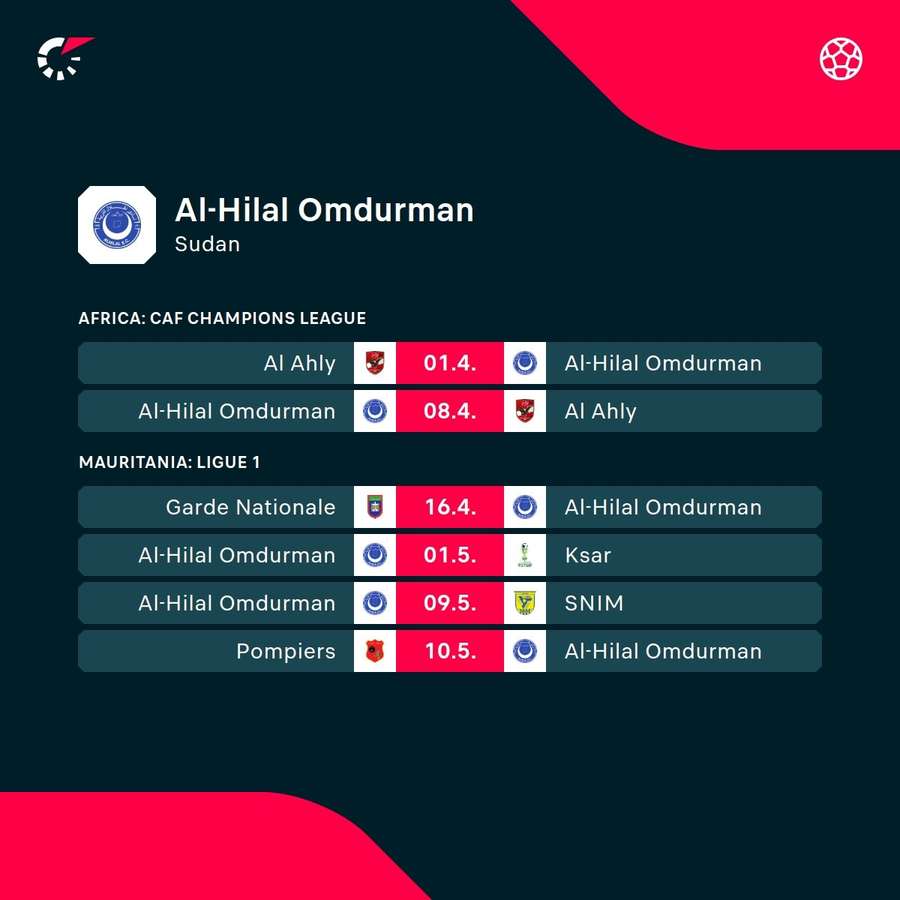 Hilal's upcoming matches Hilal's upcoming matches