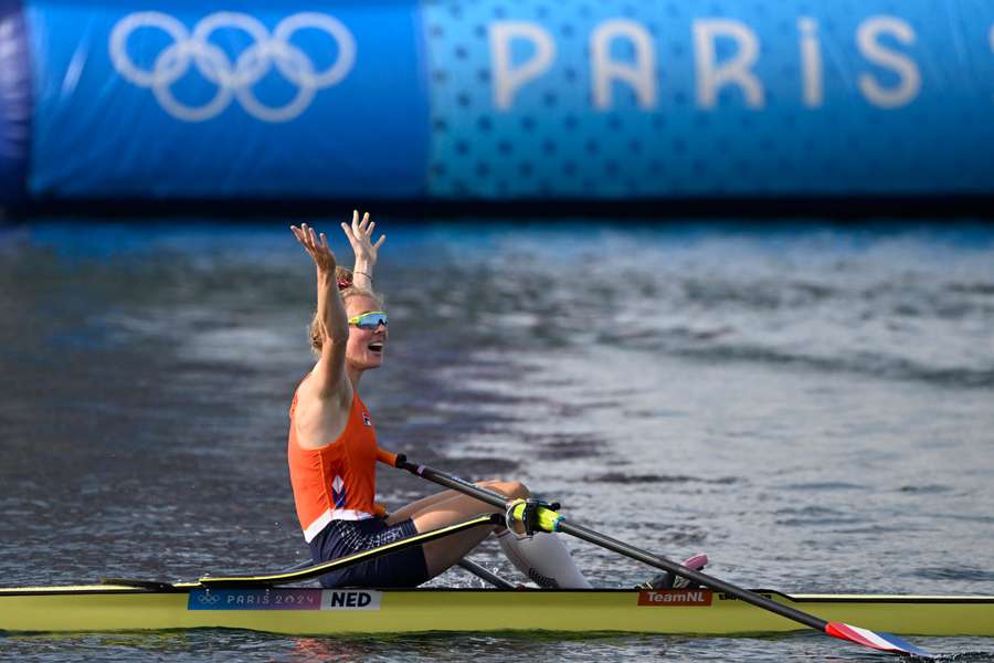 Karolien Florijn hield de Nieuw-Zeelandse Emma Twigg 1,86 seconden achter zich