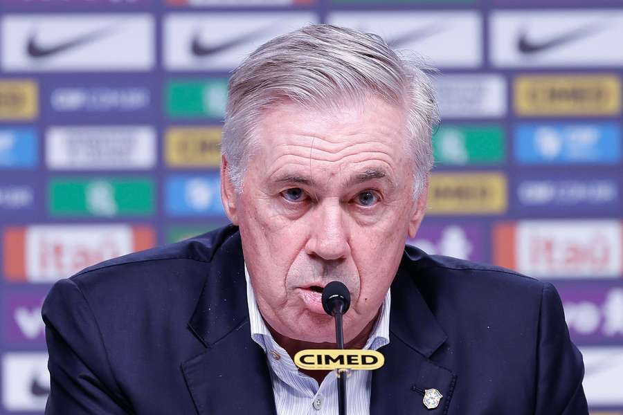 Ancelotti em convocação da Seleção Brasileira