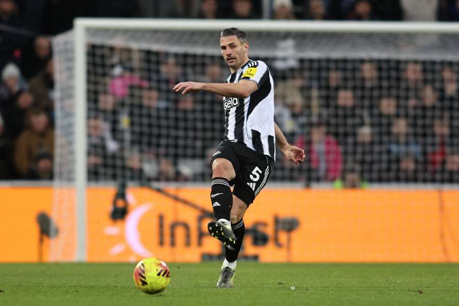 Fabian Schar in action for Newcastle