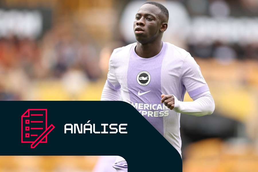 Yankuba Minteh, extremo de 21 anos do Brighton
