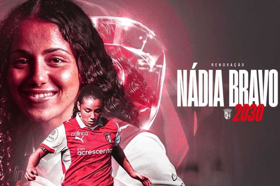 Nádia Bravo continua no SC Braga Nádia Bravo continua no SC Braga
