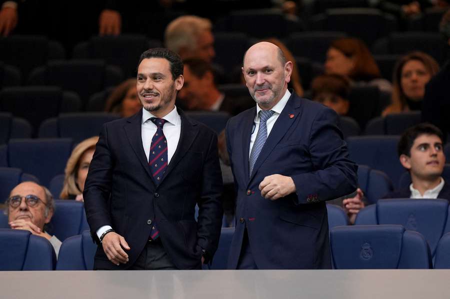 Del Nido Carrasco, junto al presidente de la RFEF, Rafael Louzán