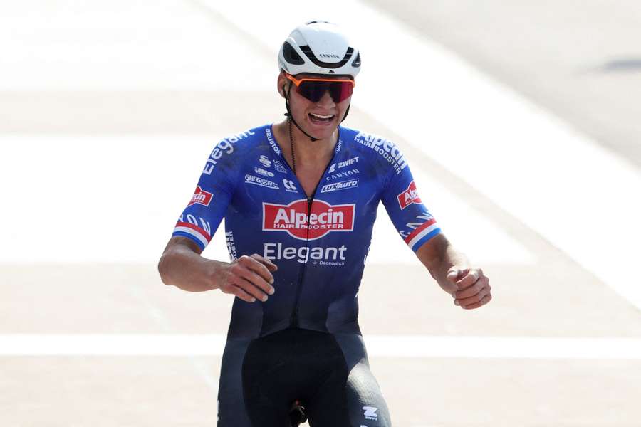 Mathieu Van der Poel became just the third rider to win Milan-San Remo and Paris-Roubaix in the same year