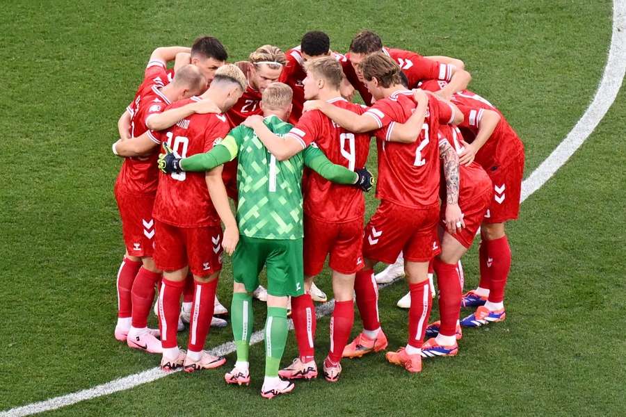 Denmark's players are yet to win a game at EURO 2024
