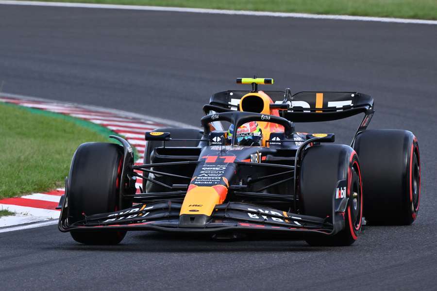 Perez in action in Japan