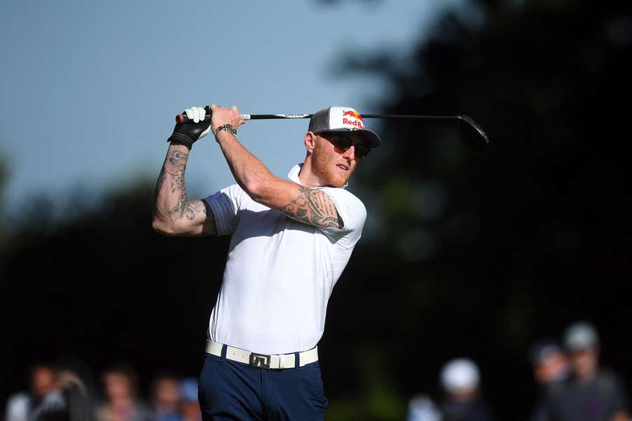 Ben Stokes playing his other (perhaps even his number one) favourite sport. Ben Stokes playing his other (perhaps even his number one) favourite sport.