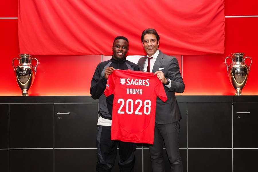 Bruma trocou SC Braga pelo Benfica