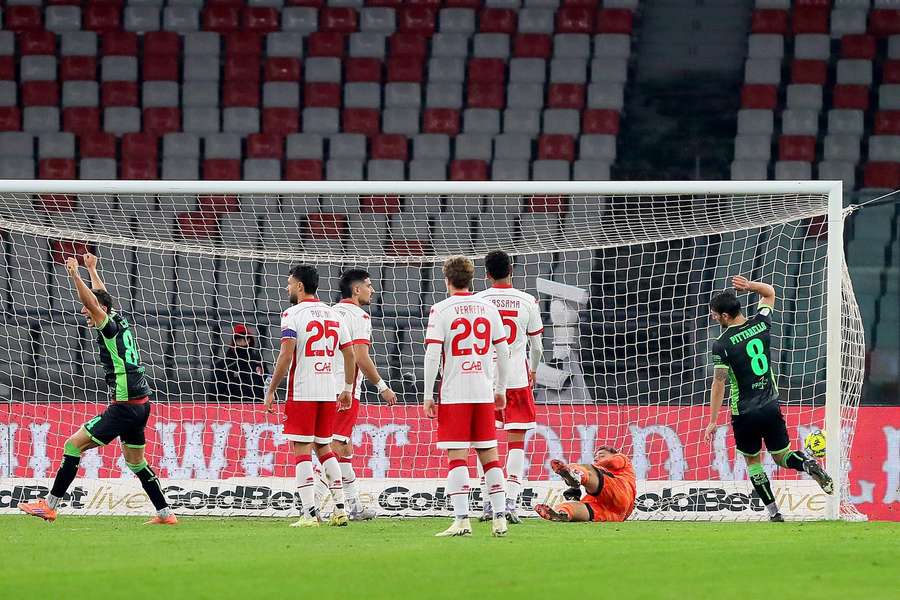 Il momento della seconda rete di Antonini