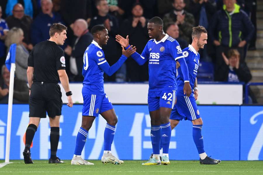 Patson Daka scored the fourth goal for Leicester City to relieve some of the pressure around the King Power Stadium