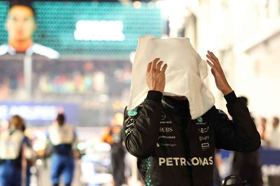 The heat warning was in place during the last race in Singapore