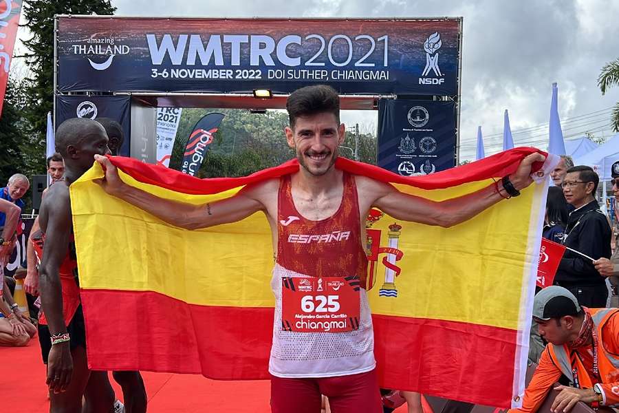 Álex García, medalla de bronce en el Mundial de Mountain & Trail Running