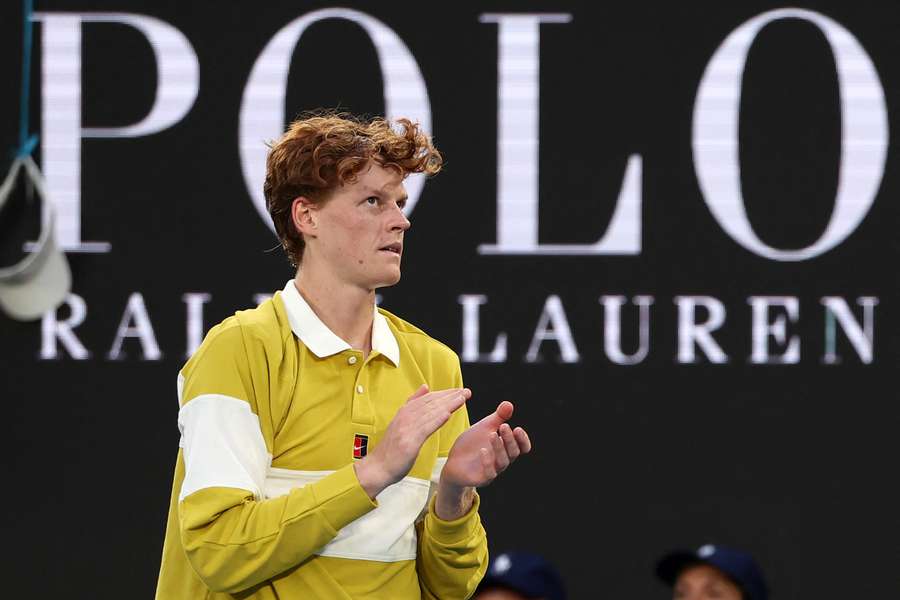 Jannik Sinner após desistência de Gaston