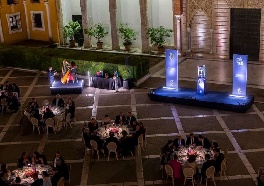 El acto organizado por la RFEF en el Real Alcázar de Sevilla