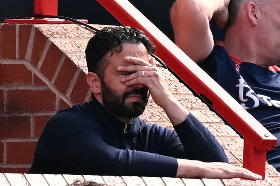 Manažer Manchesteru United Rúben Amorim má o čem přemýšlet.