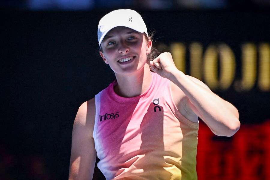 Iga Šwiateková proplouvá Australian Open bez ztráty setu.