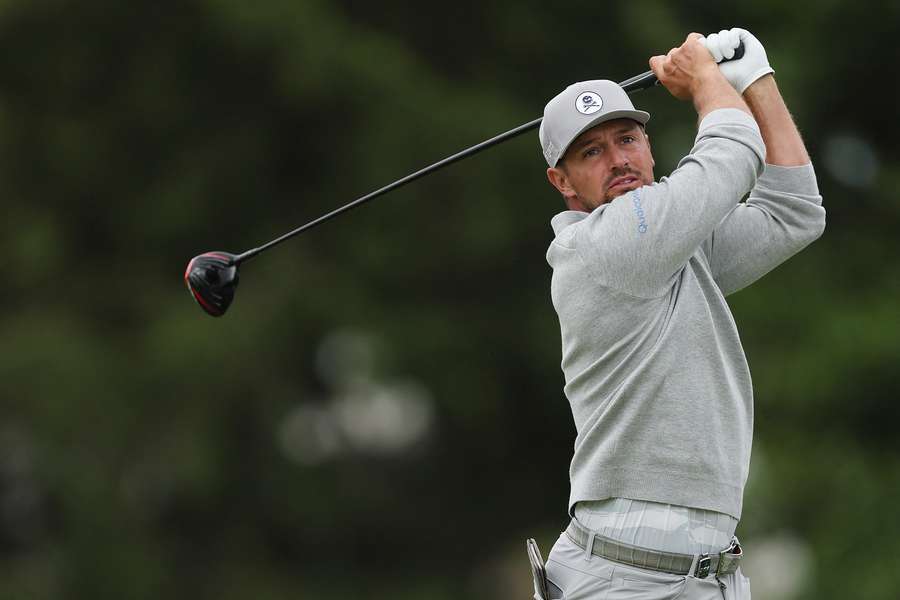 Bryson DeChambeau in action