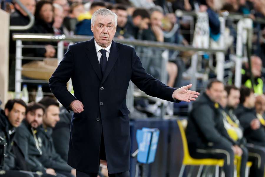Ancelotti, en La Cerámica