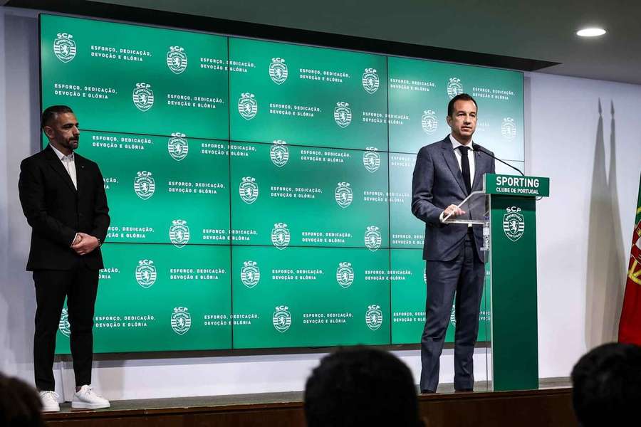 Frederico Varandas apresenta o novo treinador do Sporting