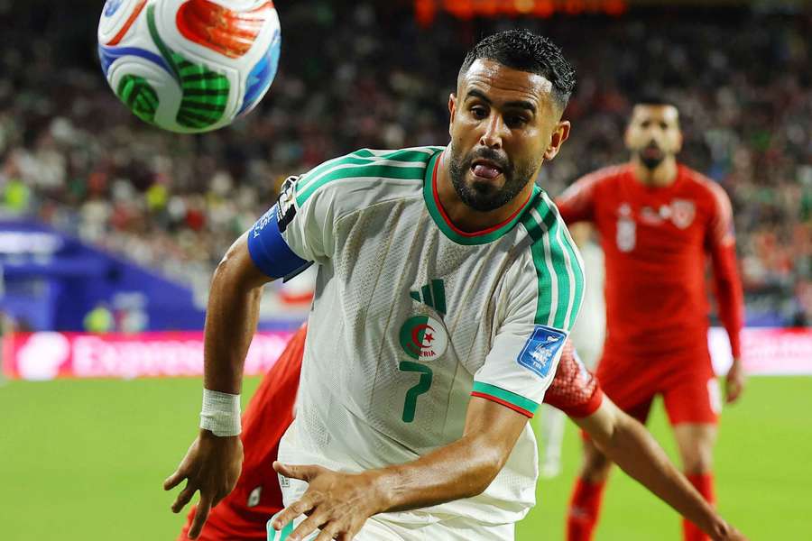 Argélia de Mahrez vem de vitória por 2 a 1 sobre a Jordânia